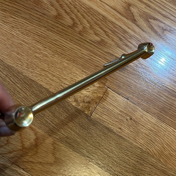 Anthropologie Hammered Brass Handle Extra Large NIB - Picture 9 of 13